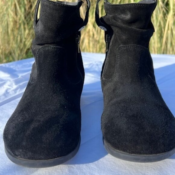 Birkenstock Sarnia Waxed Suede Boot, black, Size 40 EU (9-9.5US) - Picture 2 of 7